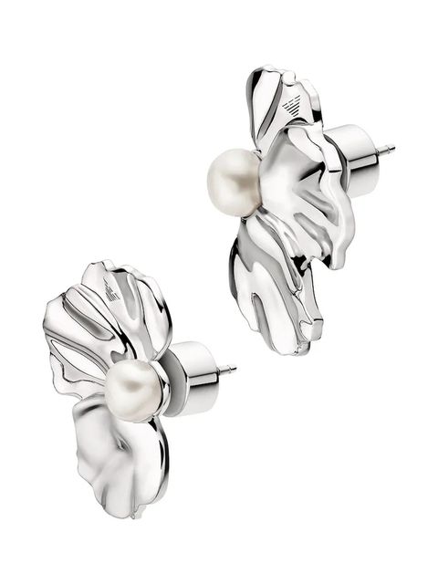 Emporio Armani kolczyki damskie mosiężne Iconic Trend - zdjęcie produktu nr 1
