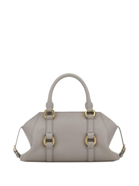 Alexander McQueen small Farringdon ring leather tote bag - Grey - zdjęcie produktu nr 2
