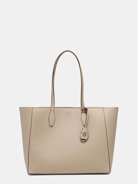 BOSS torebka skórzana kolor beżowy 50547750 - zdjęcie produktu nr 1