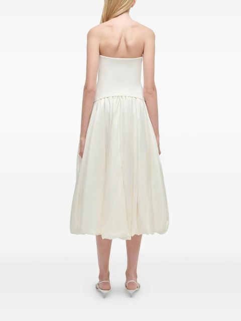 Simkhai Izzy strapless midi dress - White