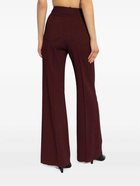 Victoria Beckham Alina palazzo pants - Red