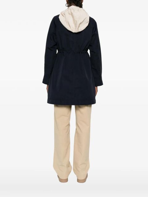 Moncler hooded pocket parka - Blue