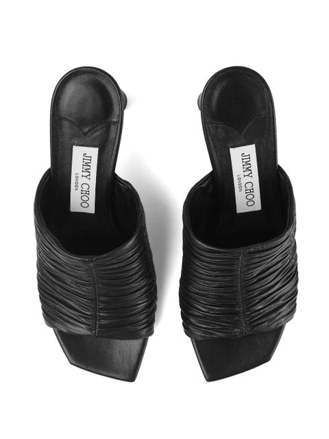 Jimmy Choo 75mm Lua sandals - Black