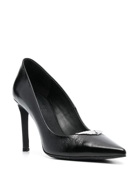 Zadig&Voltaire Perfect Vintage 100mm leather pumps - Black - zdjęcie produktu nr 2