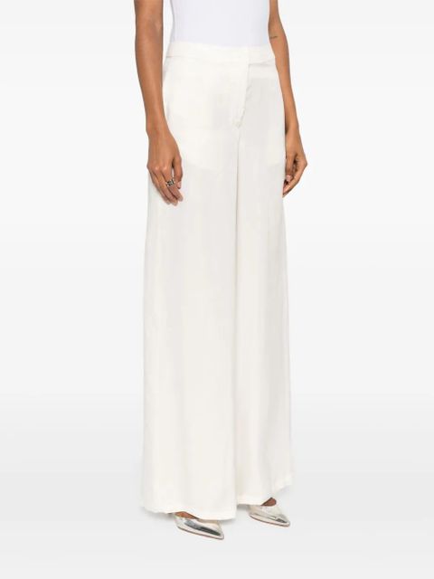 Blumarine gabardine trousers - Neutrals