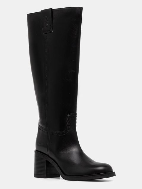 Marc O'Polo kozaki skórzane Sabrina damskie kolor czarny na słupku 50816388101100 - zdjęcie produktu nr 1