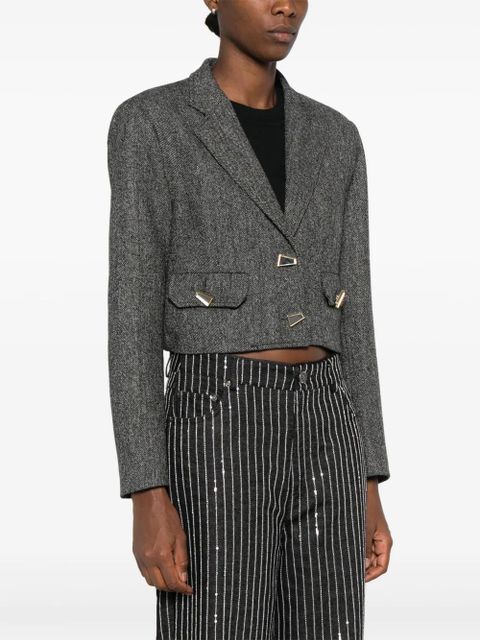 PINKO cropped blazer - Black