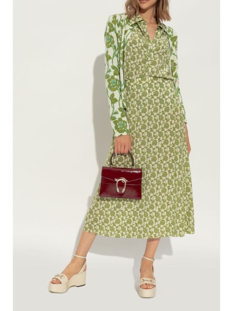 Gucci 75mm horsebit platform sandals - White