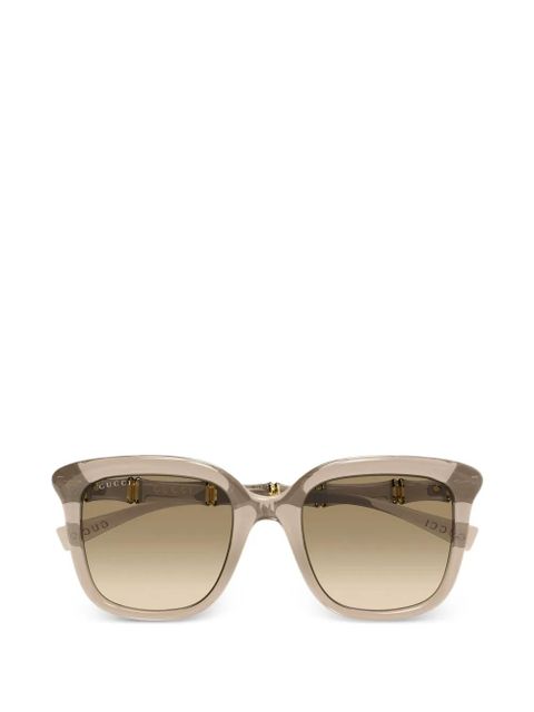 Gucci Eyewear square-frame sunglasses - Neutrals - zdjęcie produktu nr 1