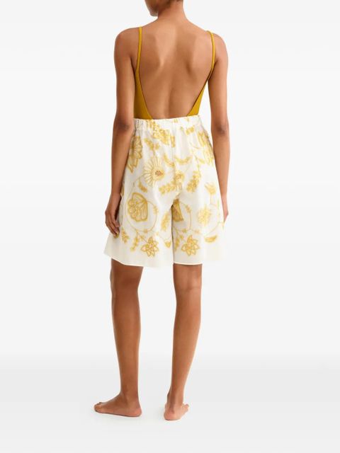 ERES floral-print shorts - White