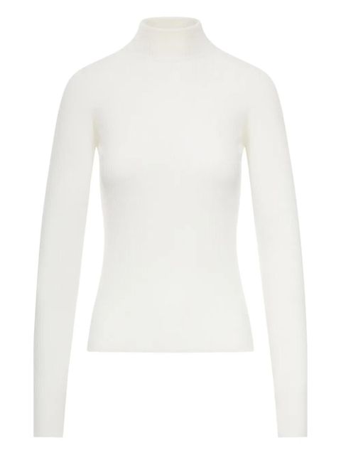 Sportmax ribbed turtleneck sweater - White - zdjęcie produktu nr 1