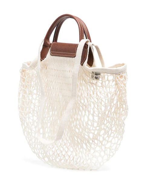 Longchamp Le Pliage Filet mesh tote bag - Neutrals