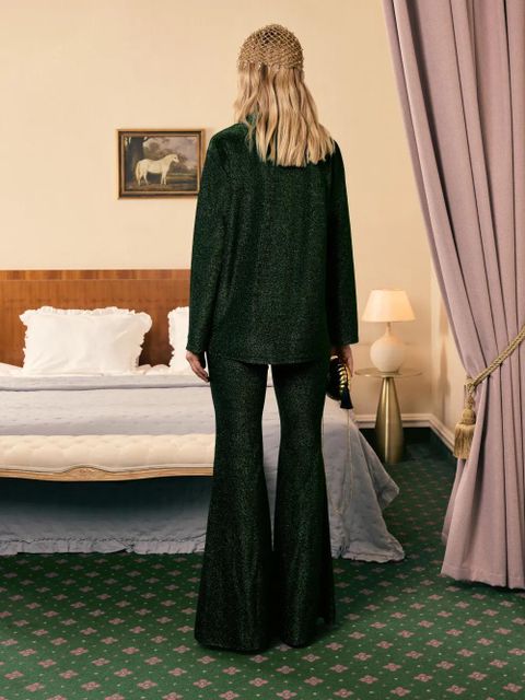 Sleeper Stardust ribbon lounge suit - Green