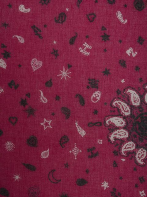 Zadig&Voltaire Maddie scarf - Pink - zdjęcie produktu nr 2