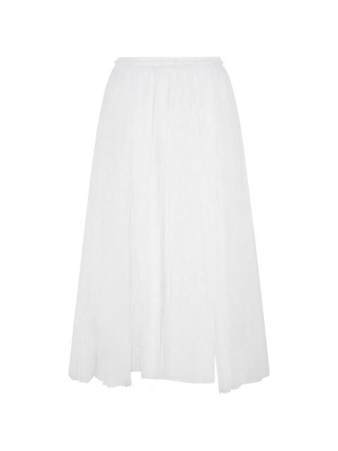 Valentino Garavani elasticated-waistband skirt - White - zdjęcie produktu nr 2