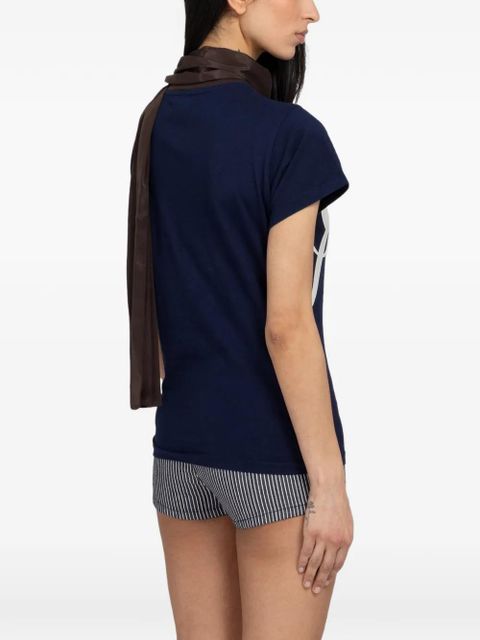 Gimaguas Phoebe graphic-print T-shirt - Blue
