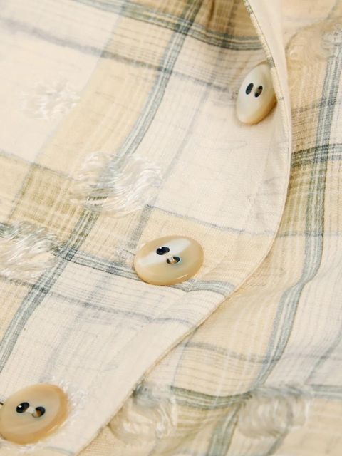 Vivienne Westwood check buttoned jacket - Neutrals - zdjęcie produktu nr 2