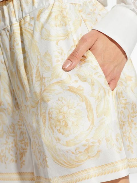 Versace silk shorts - White