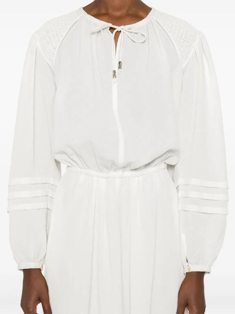 MARANT ÉTOILE Lydie georgette-crepe maxi dress - Neutrals