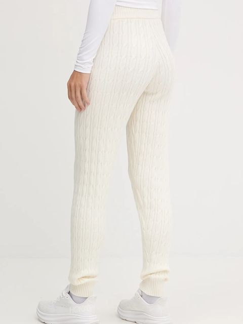 Guess spodnie dresowe LAVINIA damskie kolor beżowy gładkie V5BB20 Z0572 - zdjęcie produktu nr 2