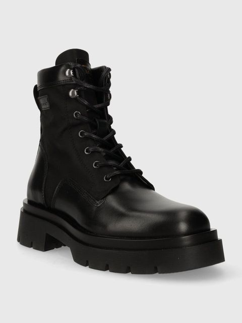 Gant workery Meghany damskie kolor czarny na platformie 27541403.G00