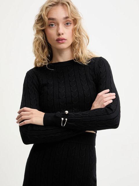 Answear.LAB sweter i spódnica damski kolor czarny - zdjęcie produktu nr 2