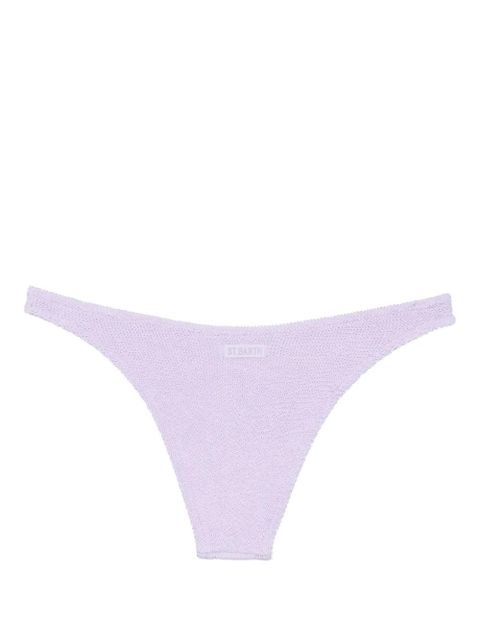 MC2 Saint Barth shirred bikini bottom - Purple - zdjęcie produktu nr 2