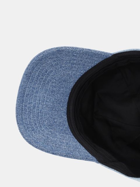 Karl Lagerfeld Jeans czapka z daszkiem kolor niebieski B1W33053