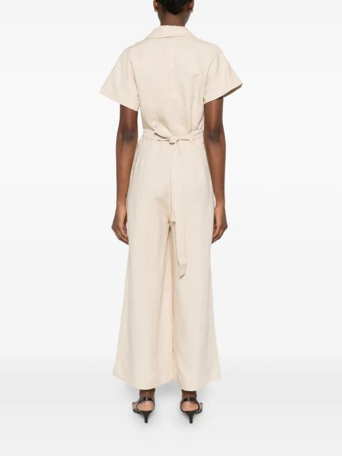 Weekend Max Mara wrap culotte jumpsuit - Neutrals
