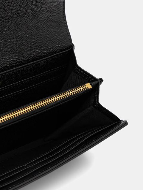 Trussardi portfel skórzany damski kolor czarny I022E000048N