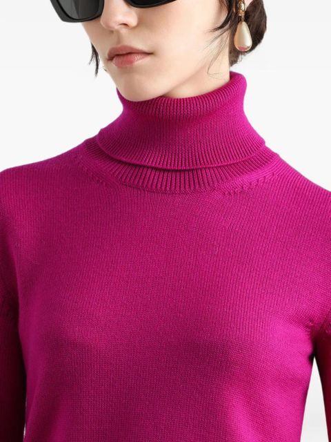 Dolce & Gabbana Wool turtle-neck sweater - Pink