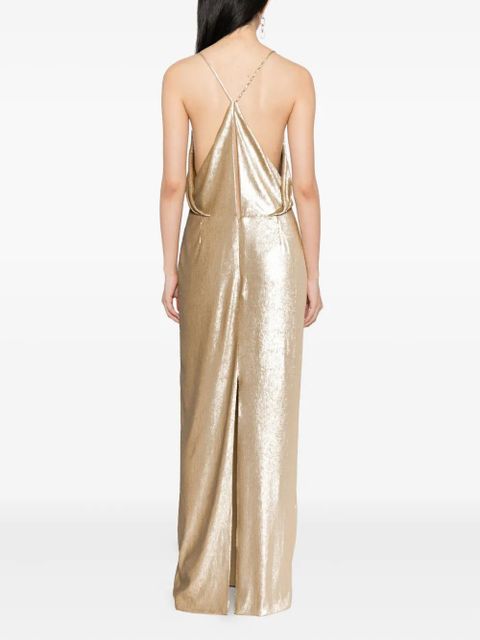 TOM FORD sequin-embellished dress - Neutrals