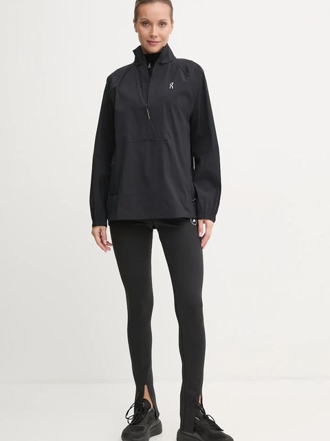 On kurtka treningowa All Day kolor czarny przejściowa oversize 1WE30410553