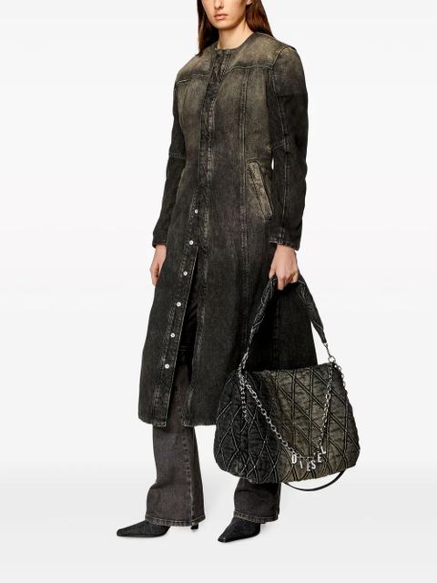 Diesel De-Sy-S collarless denim coat - Black - zdjęcie produktu nr 2