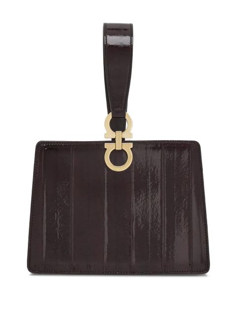 Ferragamo small Gancini-embellished tote bag - Brown - zdjęcie produktu nr 1