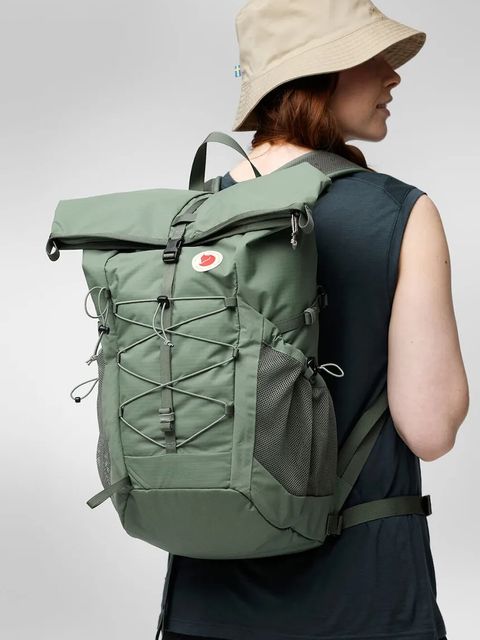 Fjallraven plecak Abisko Hike Foldsack kolor czarny duży gładki F27222-550