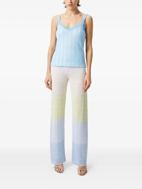 Missoni zigzag-woven tank top - Blue - zdjęcie produktu nr 2