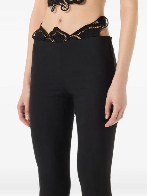 Blumarine lace trousers - Black
