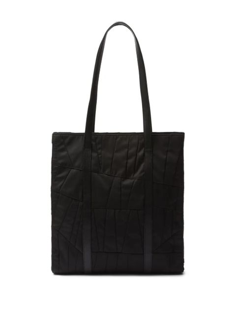 Prada medium Re-Nylon patchwork tote bag - Black