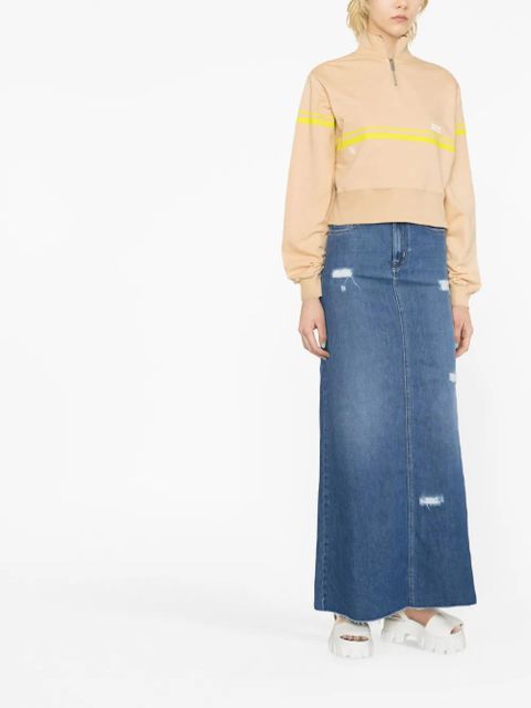 GCDS half-zip sweatshirt - Neutrals - zdjęcie produktu nr 2