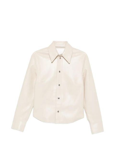 Nanushka cut-out shirt jacket - Neutrals - zdjęcie produktu nr 1
