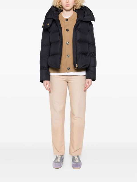 PINKO quilted high-neck puffer jacket - Blue