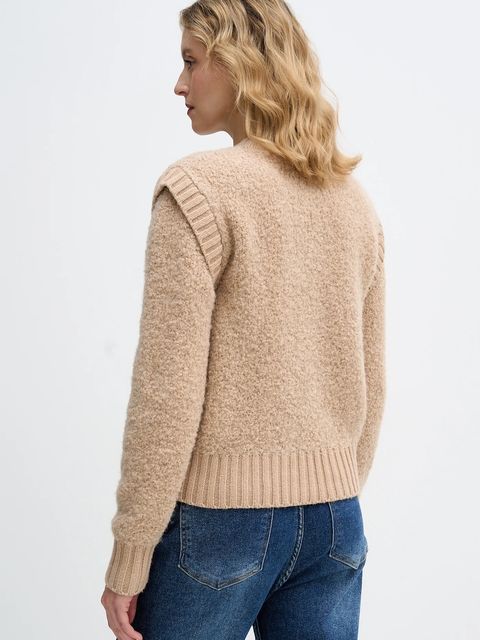 Sisley kardigan z dodatkiem wełny