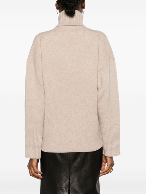 Proenza Schouler roll-neck wool-blend jumper - Neutrals