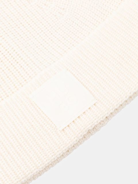 HUGO czapka z wełną kolor beżowy 50548413 - zdjęcie produktu nr 2