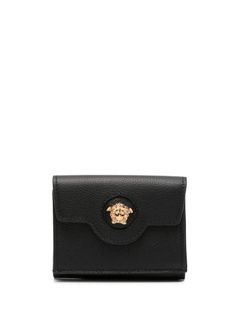 Versace La Medusa leather wallet - Black - zdjęcie produktu nr 1
