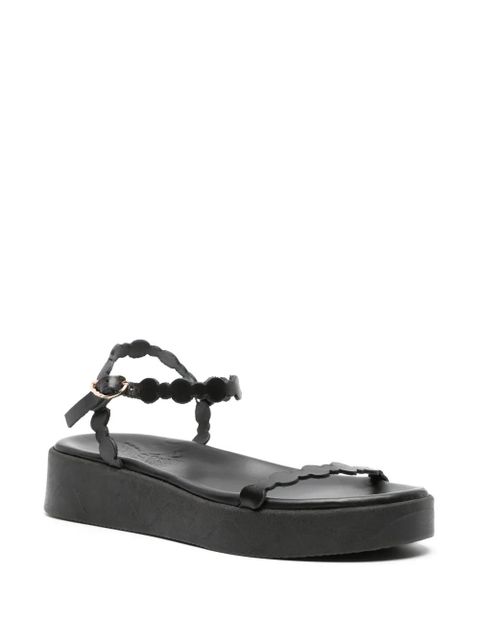 Ancient Greek Sandals Toxo 40mm leather sandals - Black