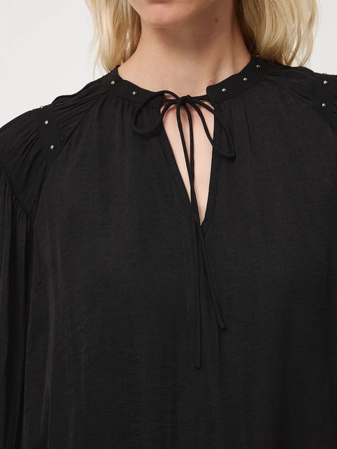 Medicine sukienka kolor czarny mini oversize