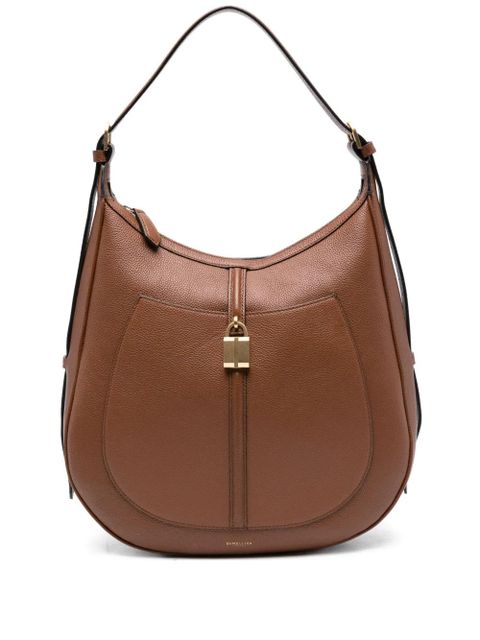 DeMellier small Siena padlock-detail shoulder bag - Brown