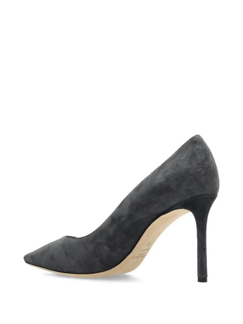 Jimmy Choo 90mm Romy pointed pumps - Grey